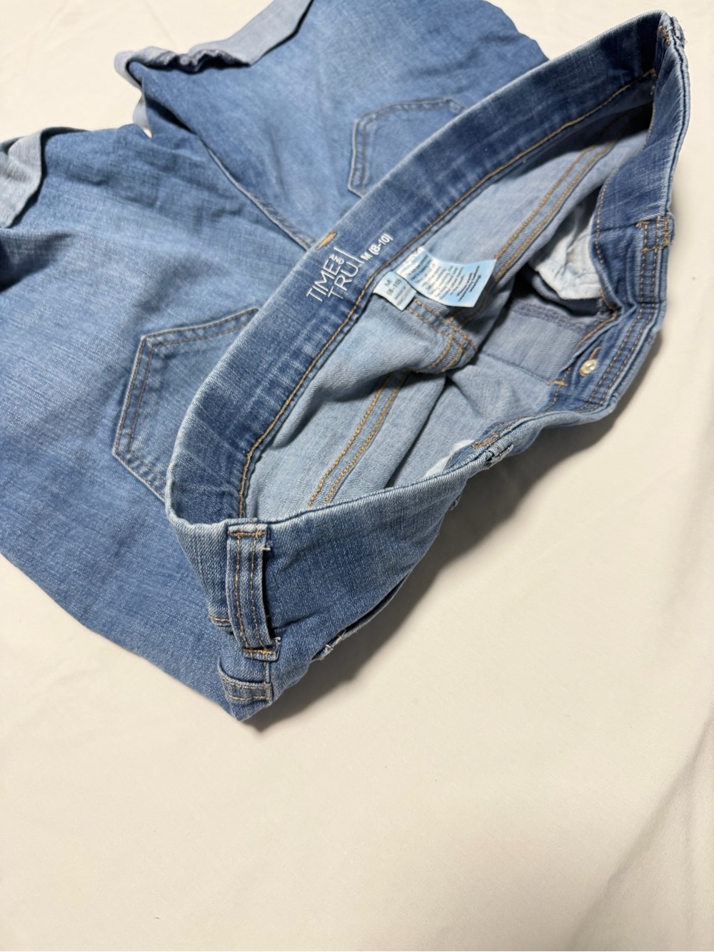 Time and Tru Light Blue Denim Shorts